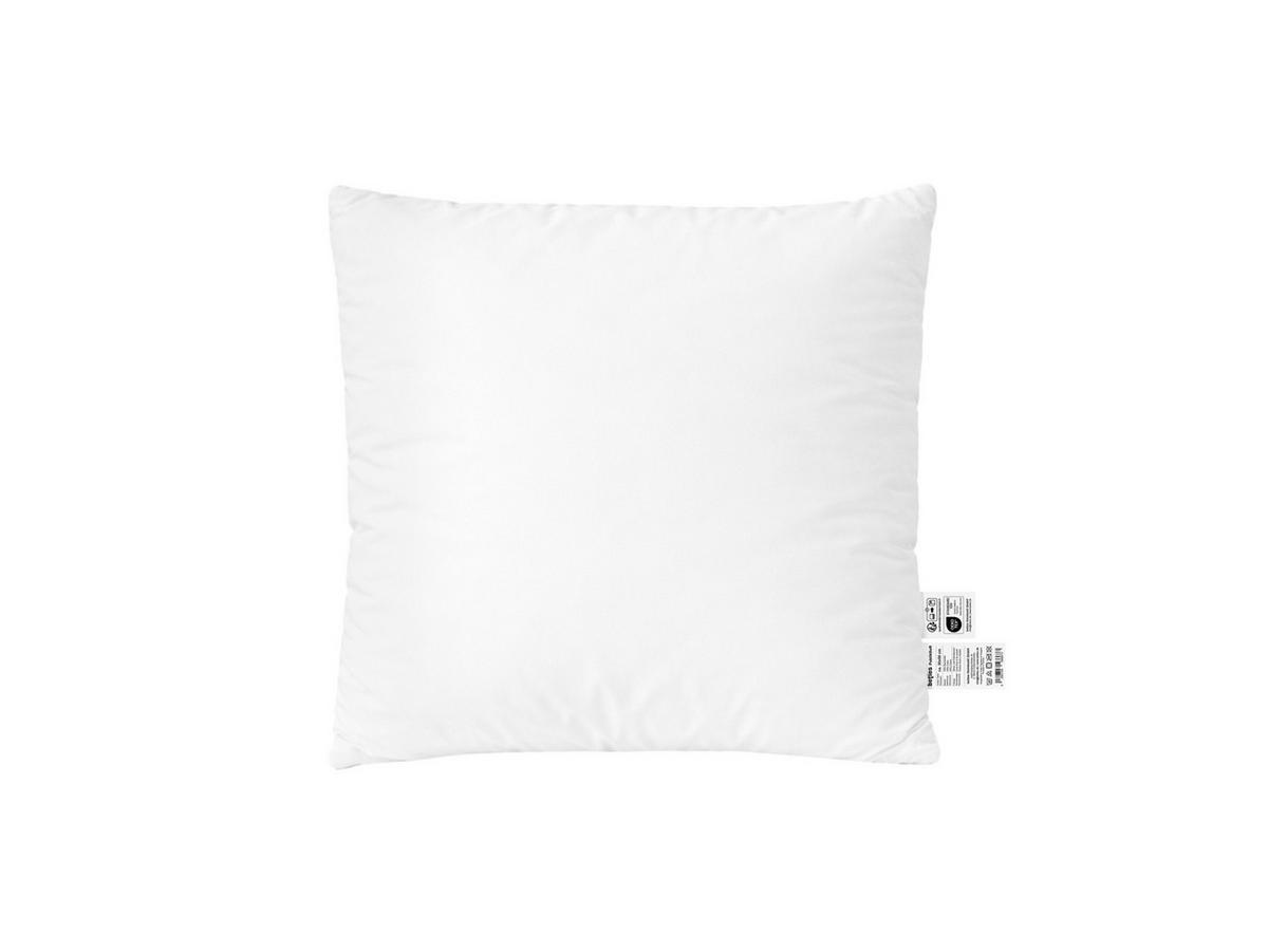 DAUNENKISSEN PublikSoft 45/45 cm - Weiß, Naturmaterialien/Textil (45/45cm) - beties Heimtextil