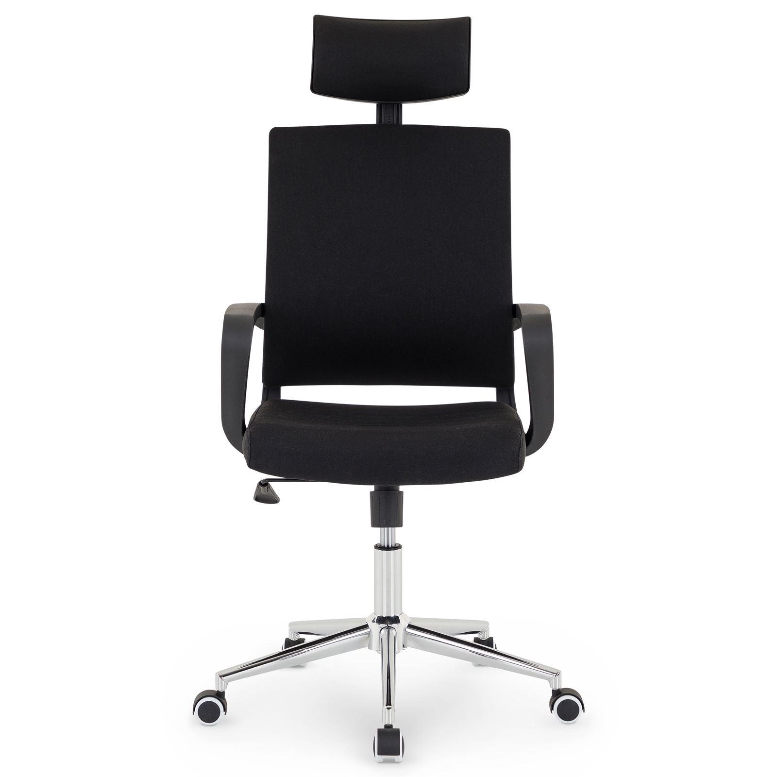 Idimex Bürodrehstuhl Schwarz 57x124x62 cm