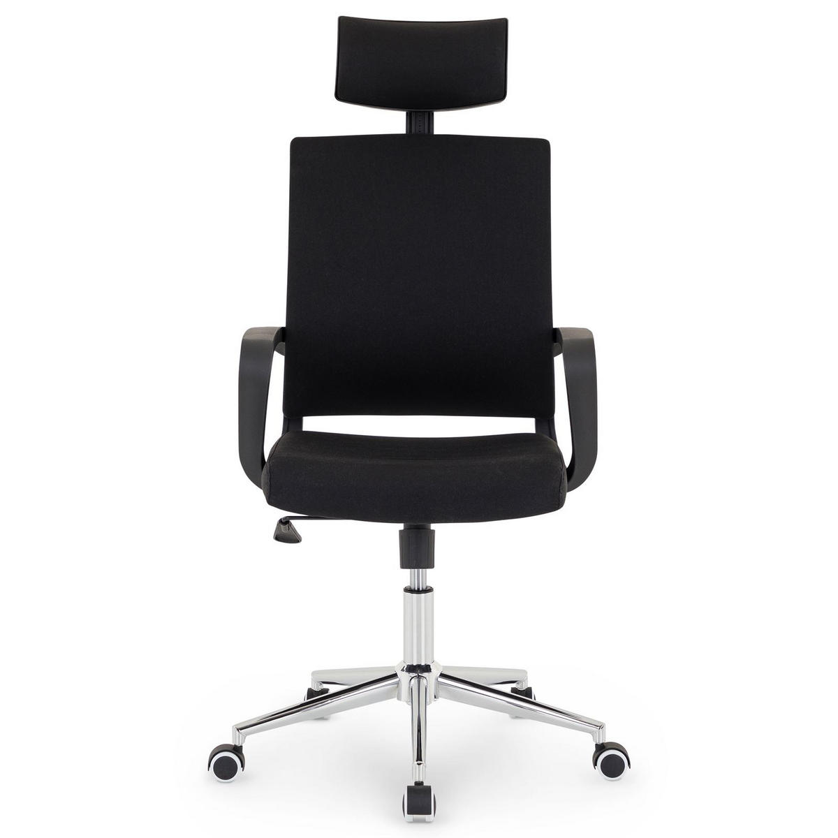 BÜRODREHSTUHL HERRY - Schwarz, Textil (57/124/62cm) - IDIMEX