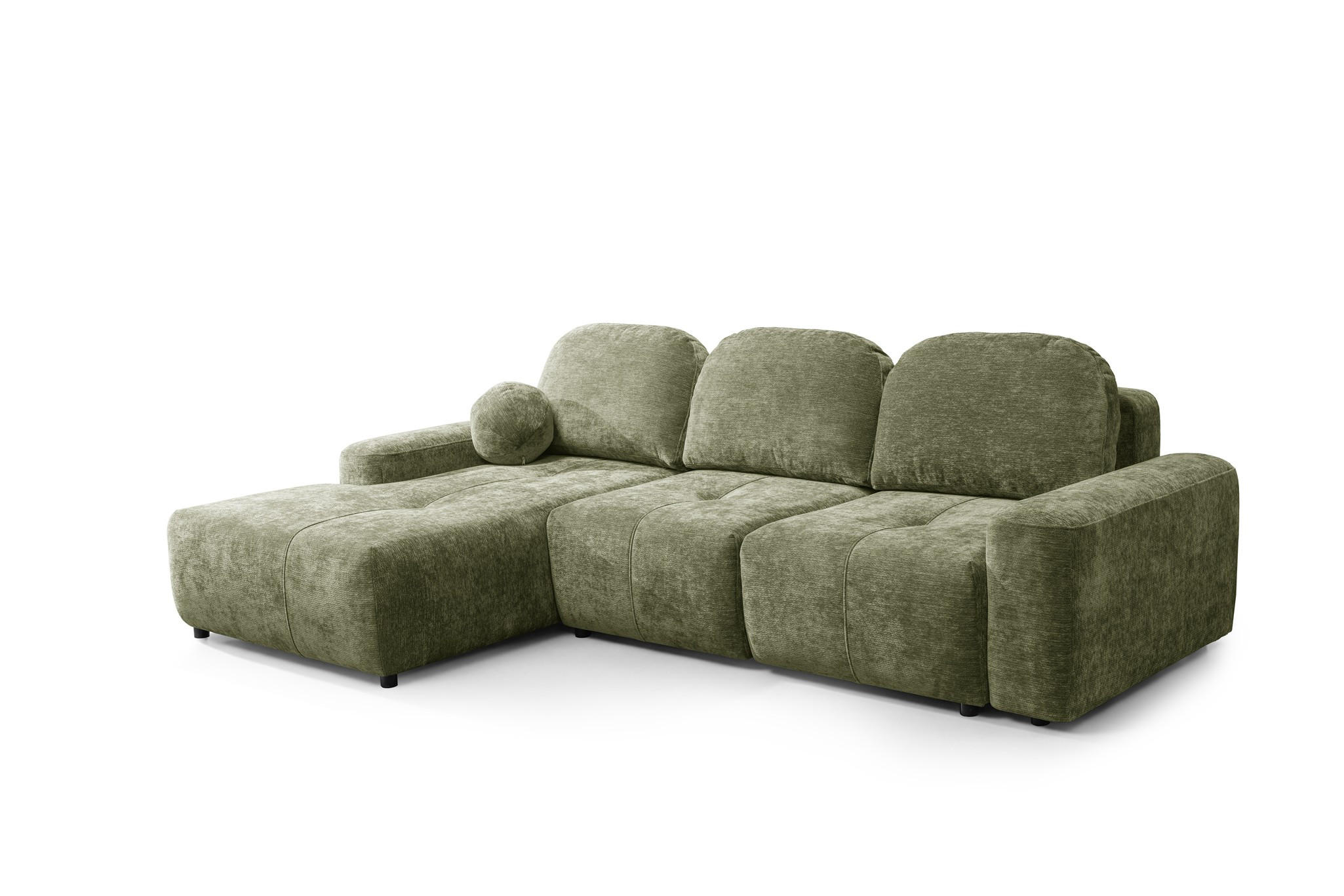 ECKSOFA Argos In Vibe - Grün, Holzwerkstoff/Textil (170/267cm) - Fun Möbel