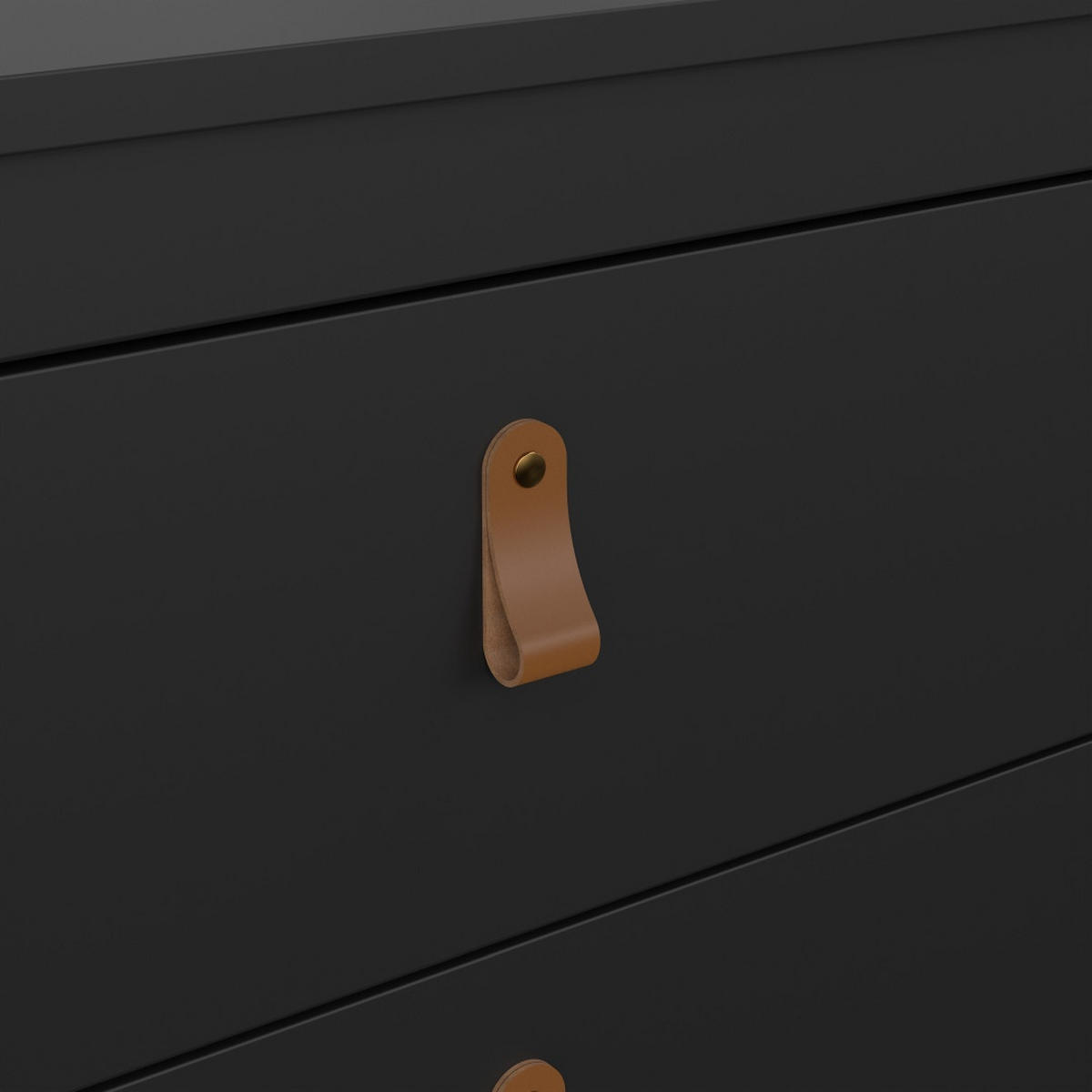 KOMMODE, Madrid, Schwarz, Melamin., 83 x 39 x 80 cm - Schwarz, Holzwerkstoff (83/80/39cm) - ebuy24