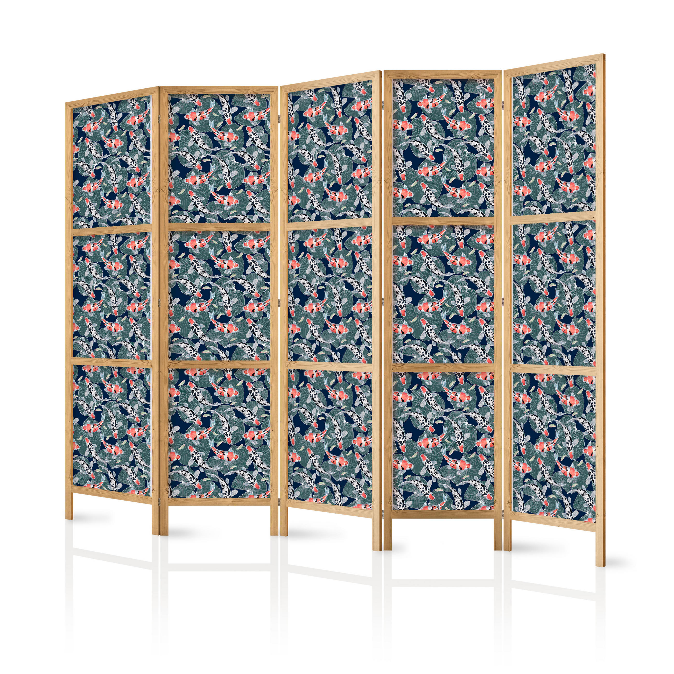 Muralo Paravent Blau 225x172x3 cm