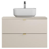 WASCHTISCH Durango-56 - Beige, Holzwerkstoff (81/66/47cm) - Lomado
