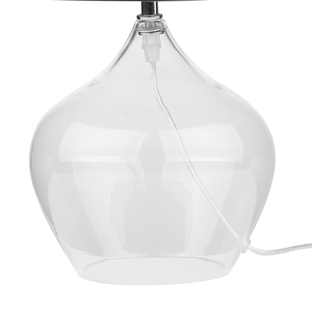 TISCHLAMPE Osum 30/30/45 cm - Transparent, Glas (30/30/45cm) - Beliani