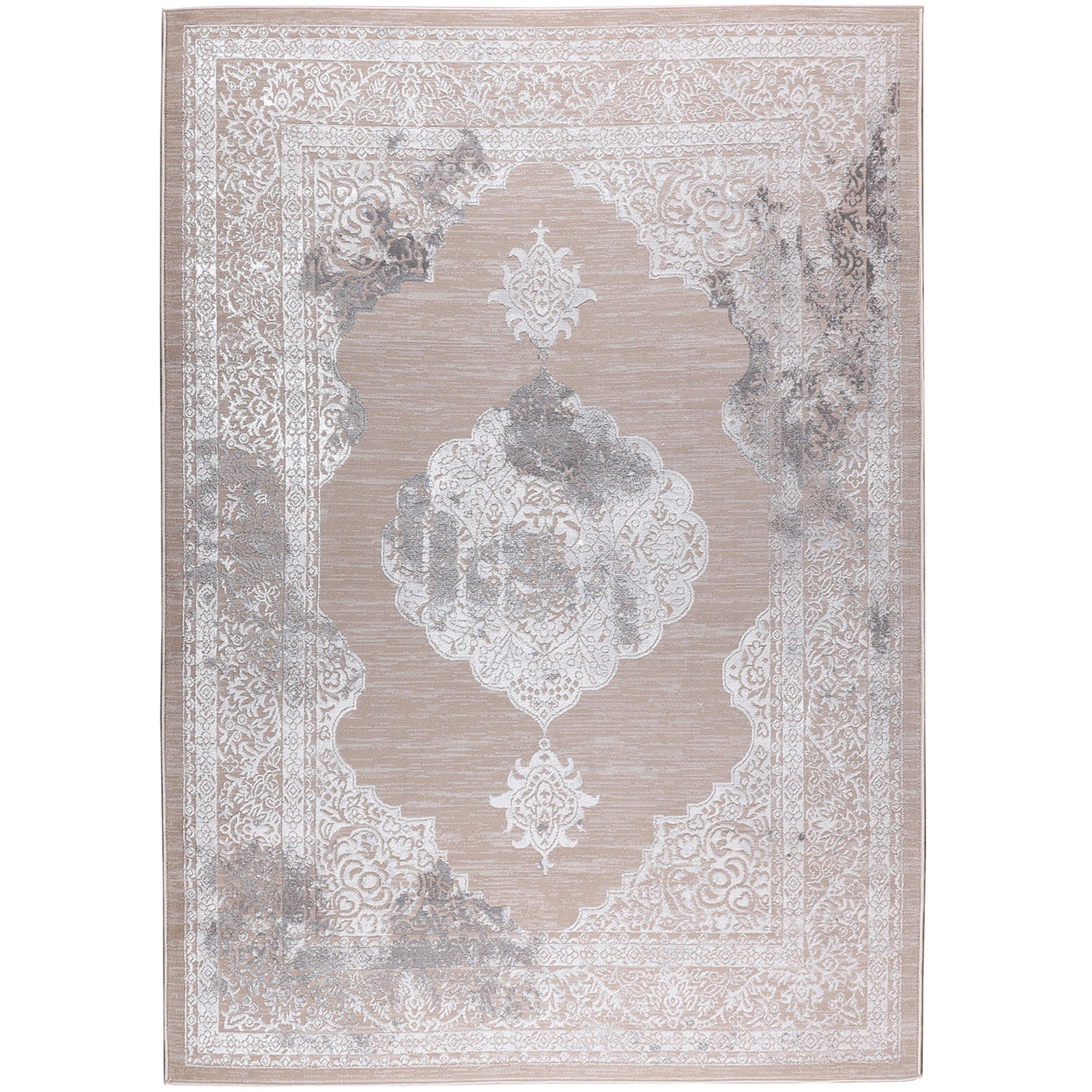 VINTAGE-TEPPICH 120x170 cm Beige - Beige, Naturmaterialien/Textil (120/170cm) - LIVABLISS