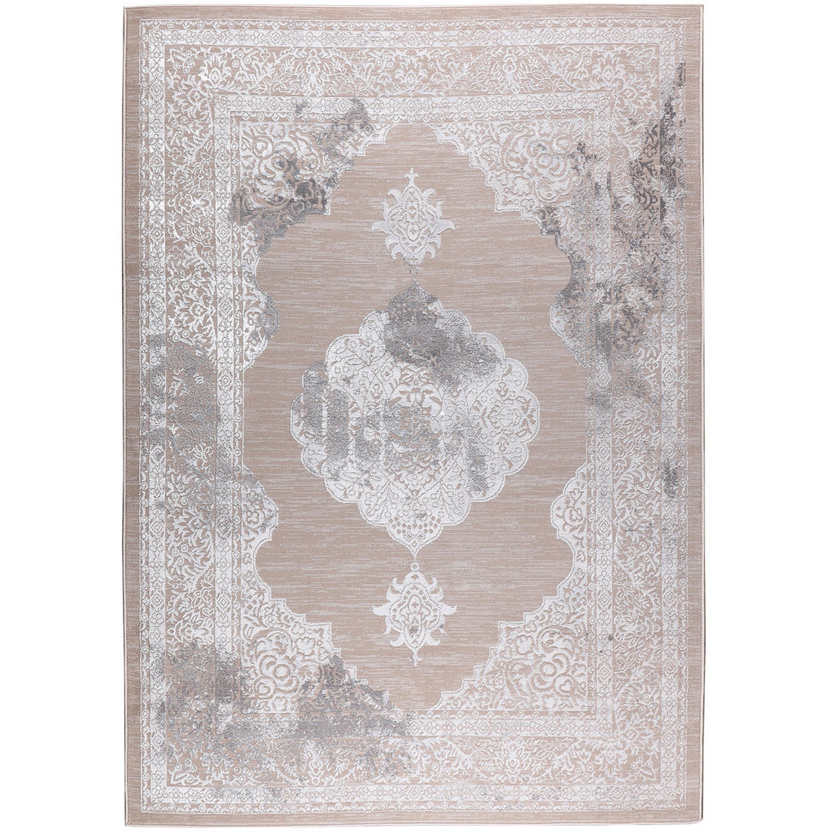 VINTAGE-TEPPICH 120x170 cm Beige - Beige, Naturmaterialien/Textil (120/170cm) - LIVABLISS