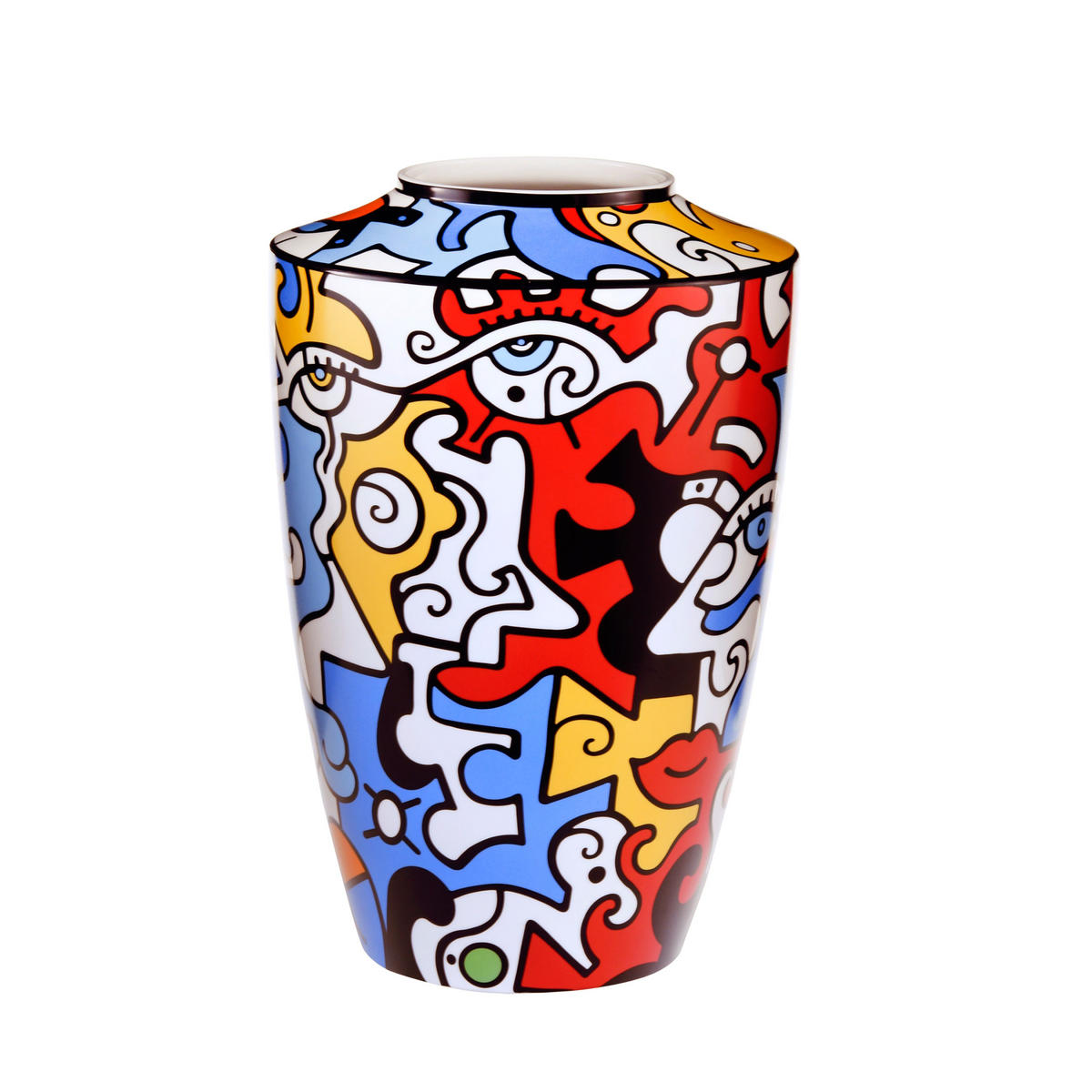 VASE Billy the Artist -Evolution of love, Bunt, 42 cm - Multicolor, Keramik (42cm) - Goebel