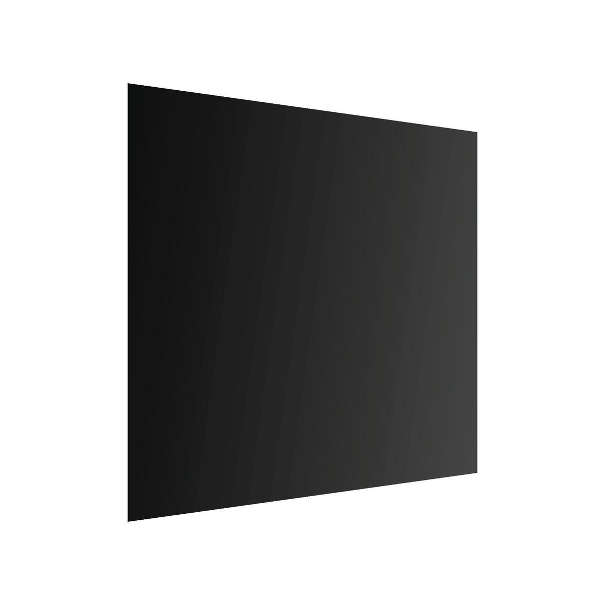 SPRITZSCHUTZ aus Glas SCHWARZ CLASSIC BLACK 60x65cm - Schwarz, Glas (60/65/0.4cm) - ALLboards