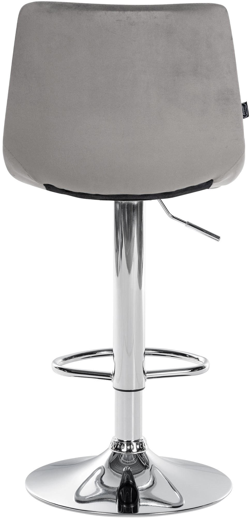 Thumbnail - Deluke Barhocker, Grau, Textil, 43x87x46.5 cm, Esszimmer, Barmöbel, Barhocker