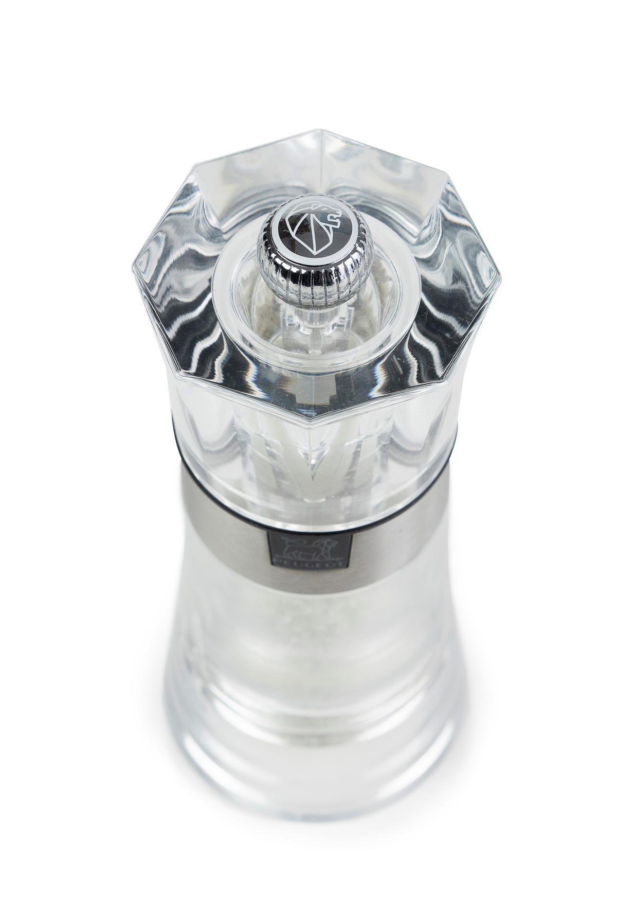 FEUCHTSALZMÜHLE Oslo 14cm Acryl/Edelstahl Zirkonia-Mahlwerk - Transparent, Kunststoff (5.8/14/5.8cm) - PEUGEOT