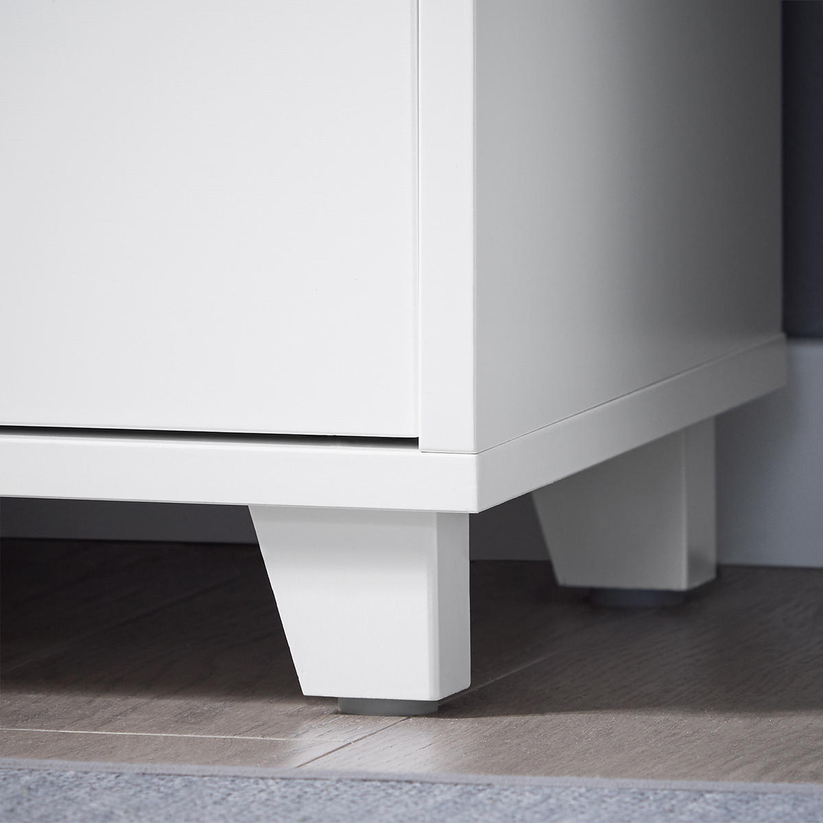 WASCHBECKENUNTERSCHRANK Weiß 60cm - Weiß, Holzwerkstoff (60/61/30cm) - SoBuy