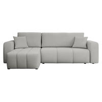 ECKSOFA Furyn - Schwarz/Grau, Holz/Kunststoff (244/145cm) - MIRJAN24