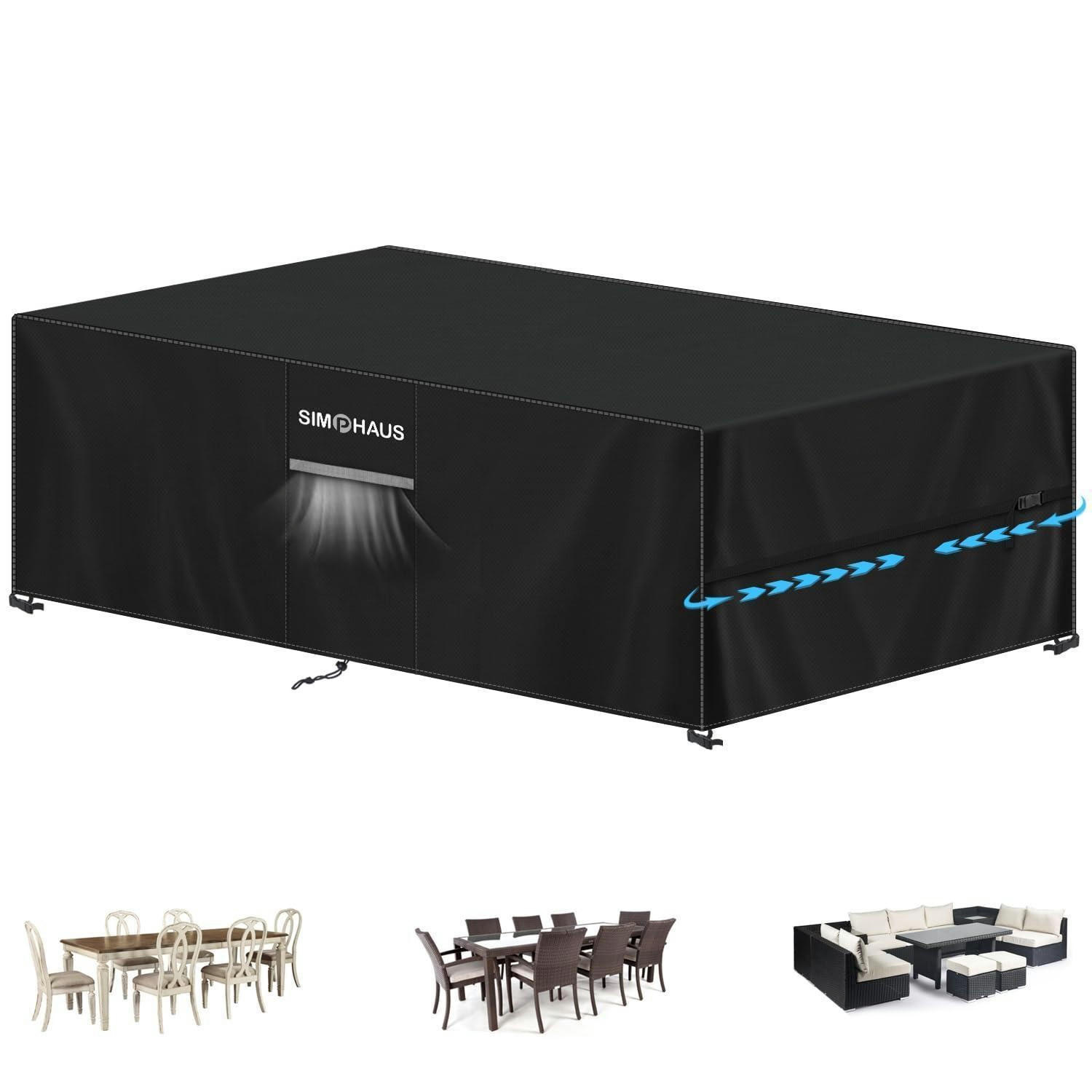 XXXLutz Abdeckhaube Schwarz 100x90x270 cm
