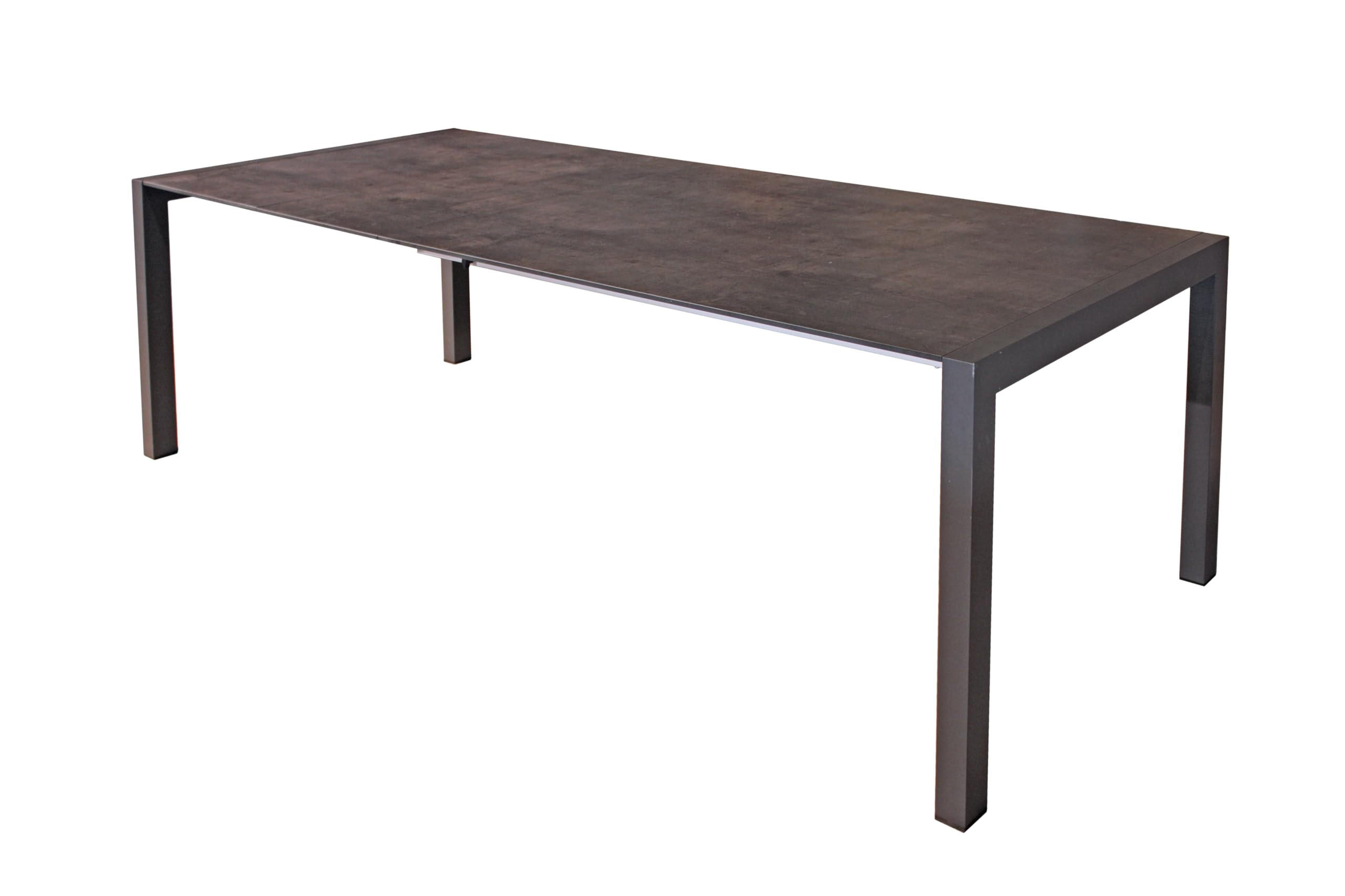 Deluke Gartentisch Grau 92x75x267 cm