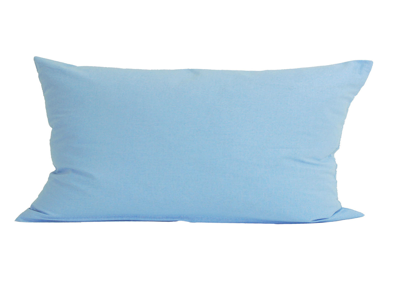 KISSENBEZUG Basic 100% Baumwolle hellblau 80/40 cm - Hellblau, Textil (40/80cm) - beties Heimtextil