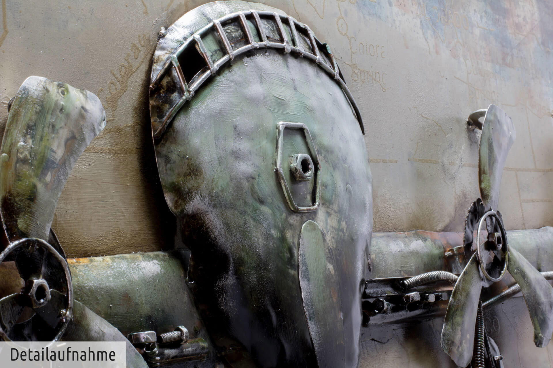 Thumbnail - Kunstloft Metallbild, Beige, Metall, 7.6x44 cm, Bilder und Zubehör, Wandbilder, Metallbilder