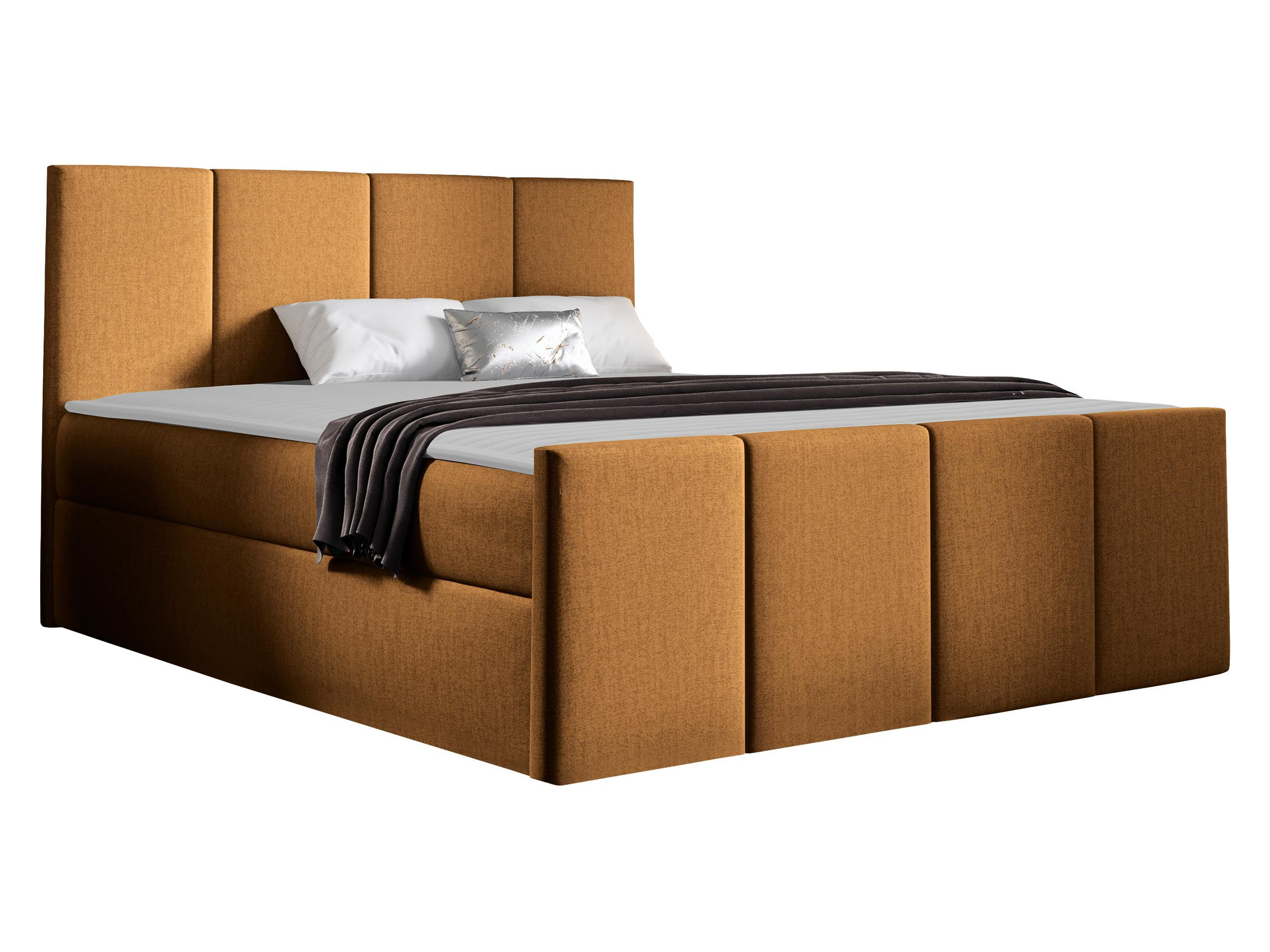 BOXBETT Lars - Bronzefarben, Holz (140/200cm) - MIRJAN24