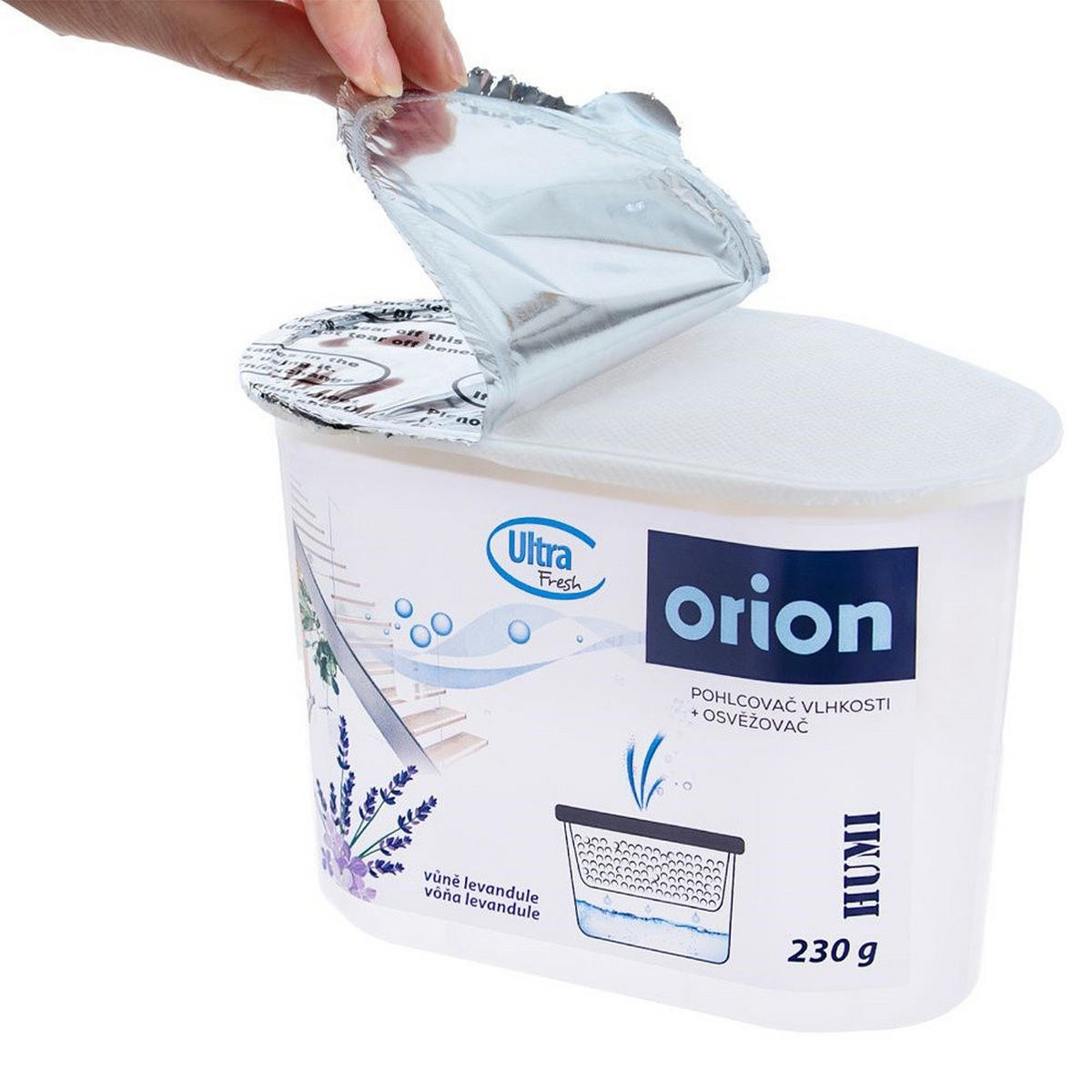 FEUCHTIGKEITSABSORBER Ultra Fresh violett - Violett, Kunststoff (8.5/10.5/15cm) - Orion 