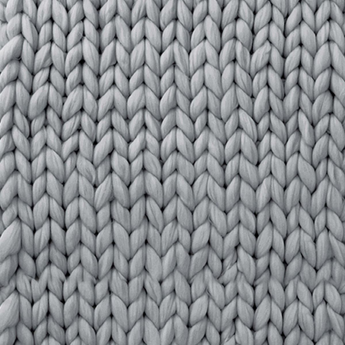 DECKE 120/150 cm Gestrick Polyester Grau - Grau, Textil (120/150cm) - Livingandhome