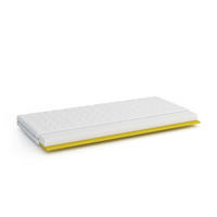 SCHAUMSTOFFMATRATZE VISCO Weiß 180x200x12 cm - Weiß, Textil - FURNLUX