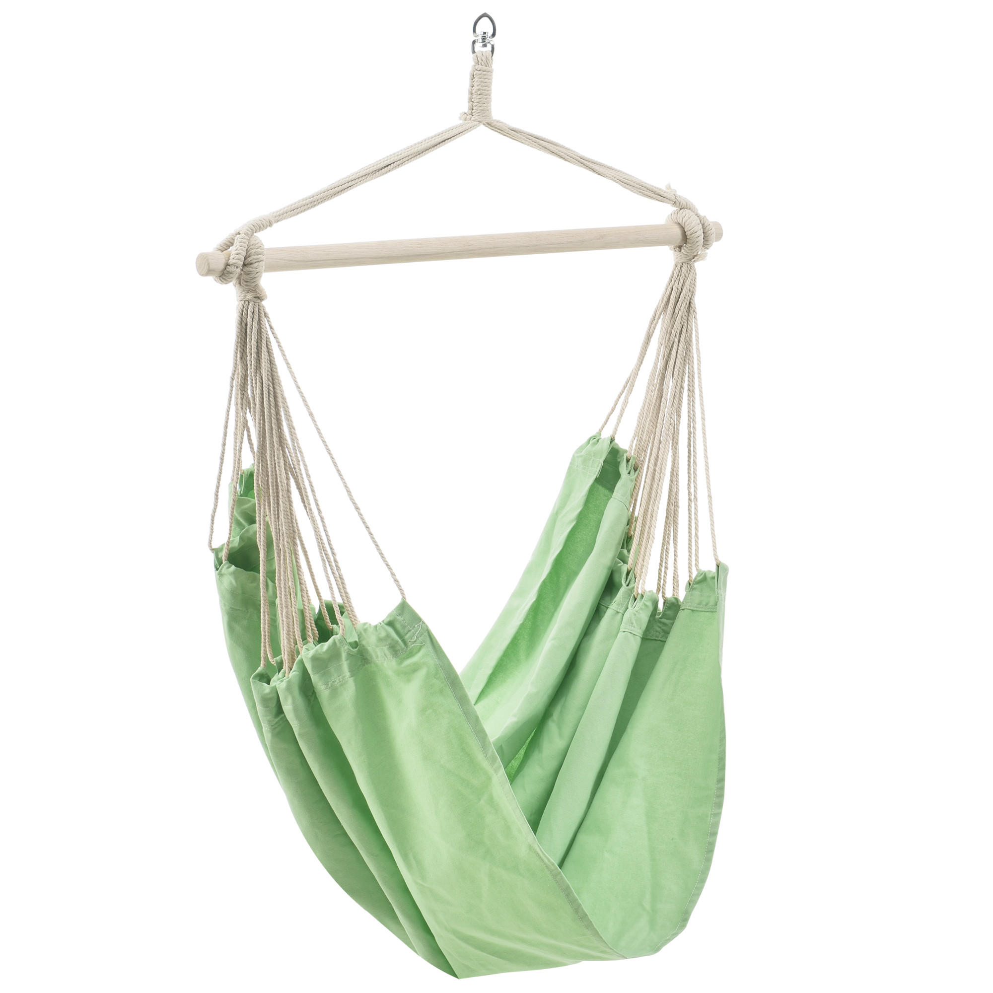 HÄNGESESSEL Miramar - Pastellgrün, Textil (180/115/125cm) - casa.pro