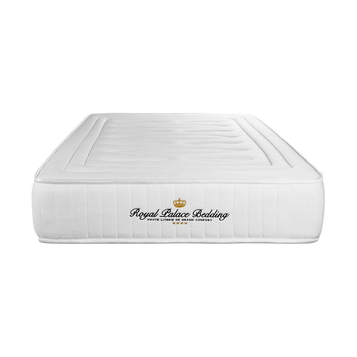 MATRATZE Lancaster Taschenfederkern und Memory-Schaum 80 x 200 cm h3 - Weiß, Textil (80/200cm) - ROYAL PALACE BEDDING