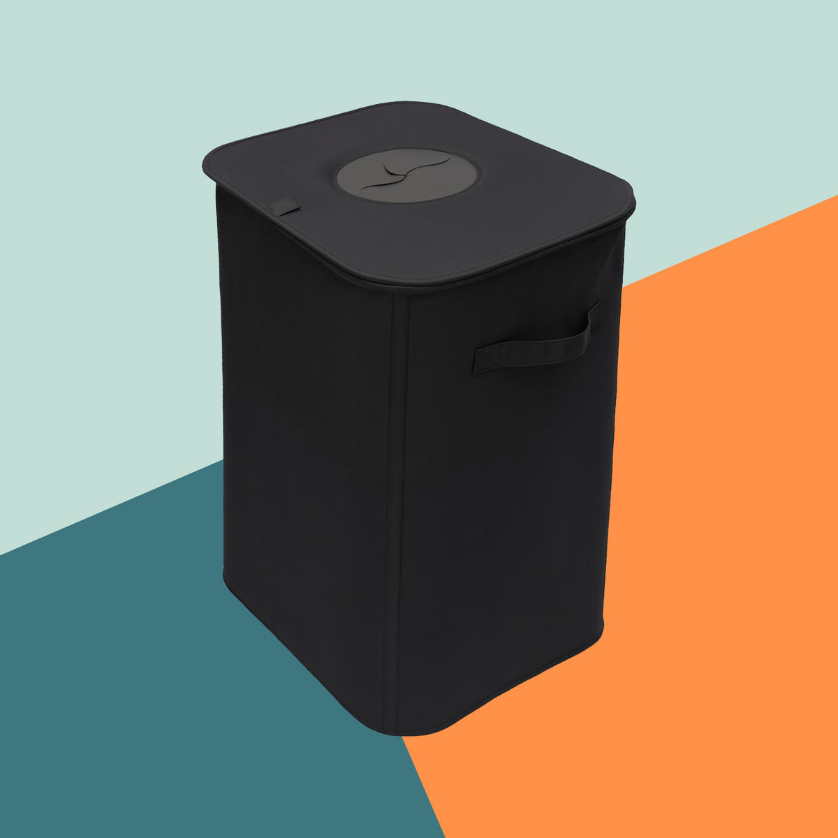 PFANDFLASCHEN-SAMMELBEHÄLTER - Schwarz, Kunststoff/Textil (43/70/33cm) - Relaxdays