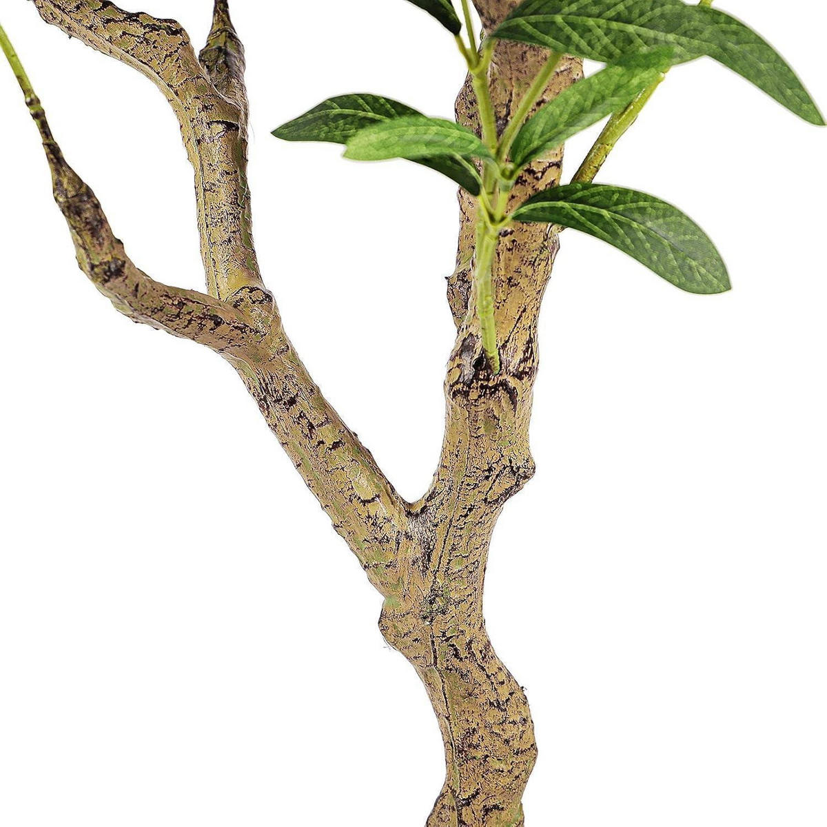 KUNSTPFLANZE Olivenbaum 150 cm mit Topf - Olivgrün, Kunststoff (150cm)
