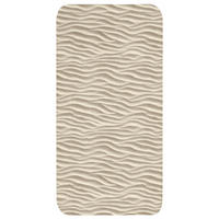 WC-VORLEGER Sand - Wellen - Beige Toilettenvorleger 60x120 cm - Sandfarben, Kunststoff/Textil (60/1cm) - OnlyWow