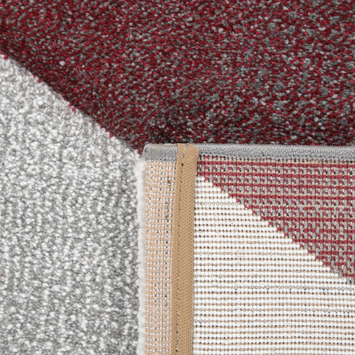 KURZFLORTEPPICH 60/110 cm Smaragd 762 - Rot, Textil (60/110cm) - Paco Home