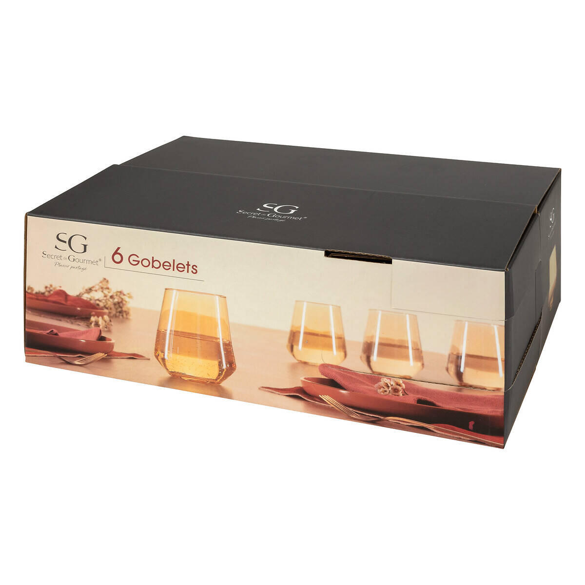 GLÄSER Olga 6er-Set - Gelb, Glas - Secret de Gourmet