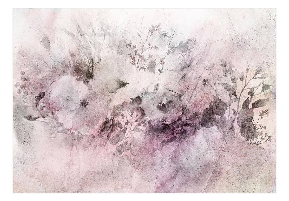 SELBSTKLEBENDE FOTOTAPETE Grau 98/70 cm - Pink/Grau, Kunststoff/Textil (98/1cm) - KUNSTLOFT