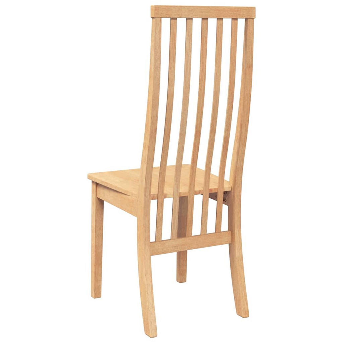 ESSZIMMERSTÜHLE 2 Stk. Massivholz Gummibaum 41*48.5*101cm - Braun, Holz (41/101/48.5cm) - ZMH