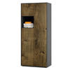 AKTENSCHRANK Amira T10 Eiche Ribbeck 180/80/40 cm - Alteiche, Holzwerkstoff (80/180/40cm) - SIMPLYFURN