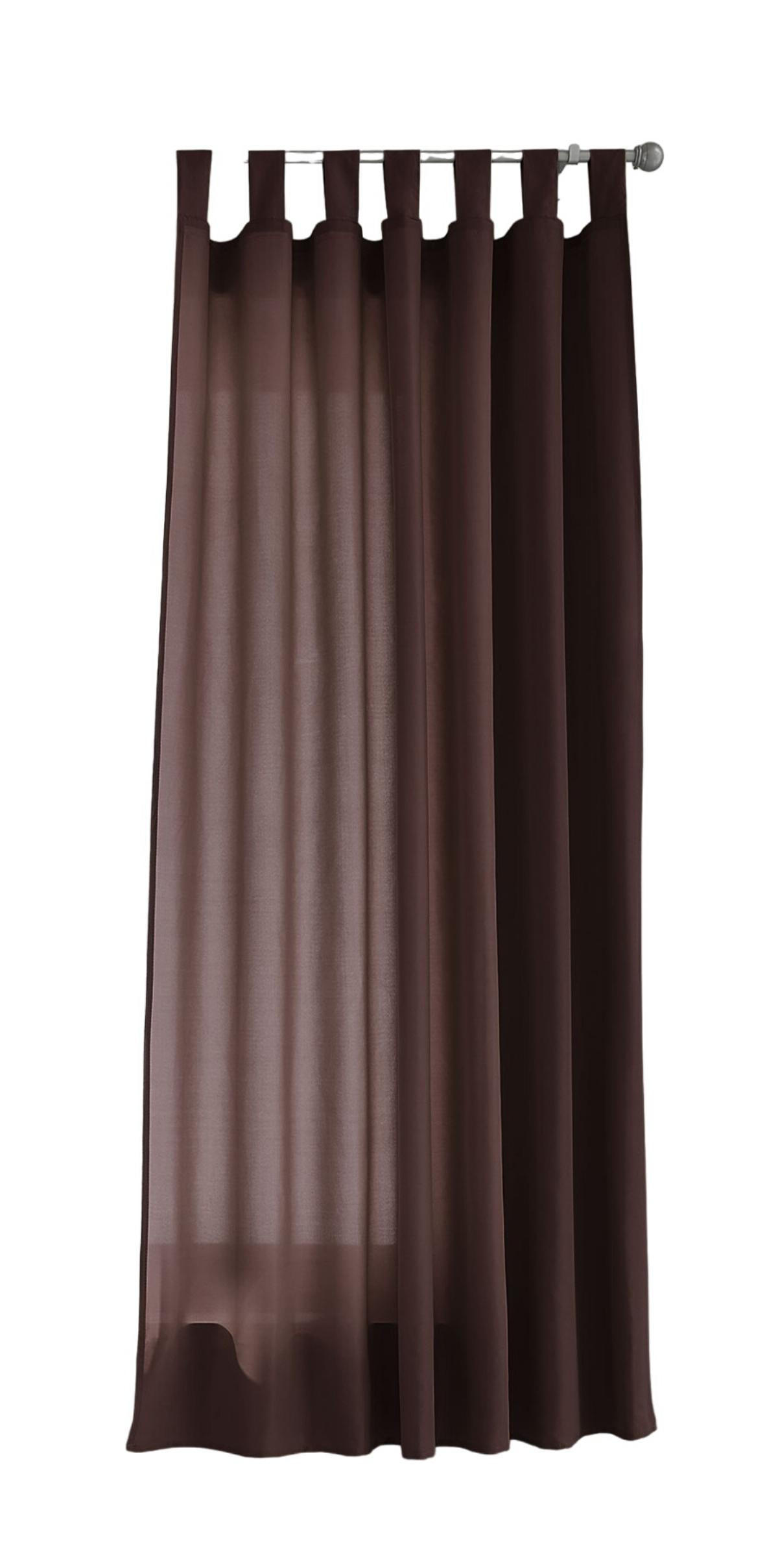 VORHANG POTSDAM HxB 175x140 cm Braun - Braun, Textil (140/175cm) - Gardinenbox