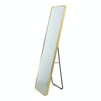STANDSPIEGEL Alux Gold - Goldfarben, Metall (40/150/4cm) - Fragix