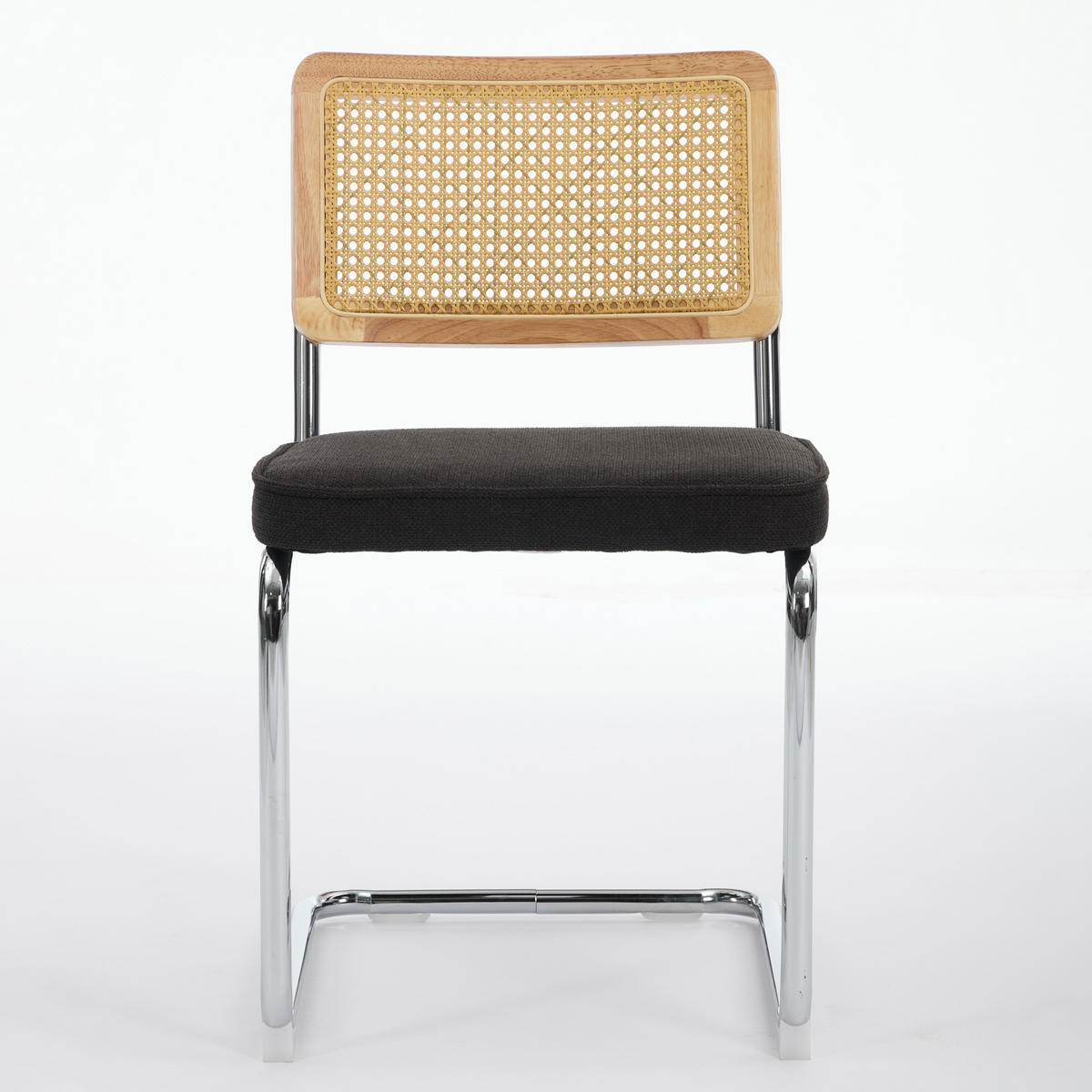 SCHWINGSTUHL DE-36300 2er-Ser mit Rattan-Rückenlehne Schwarz - Schwarz, Metall (47/81/59cm) - ComfortXL