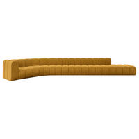 ECKSOFA modulares Sofa Tilmo-L3 - 581x194x70 cm Senfgelb - Currygelb, Holzwerkstoff/Textil (581/194cm) - ALTDECOR