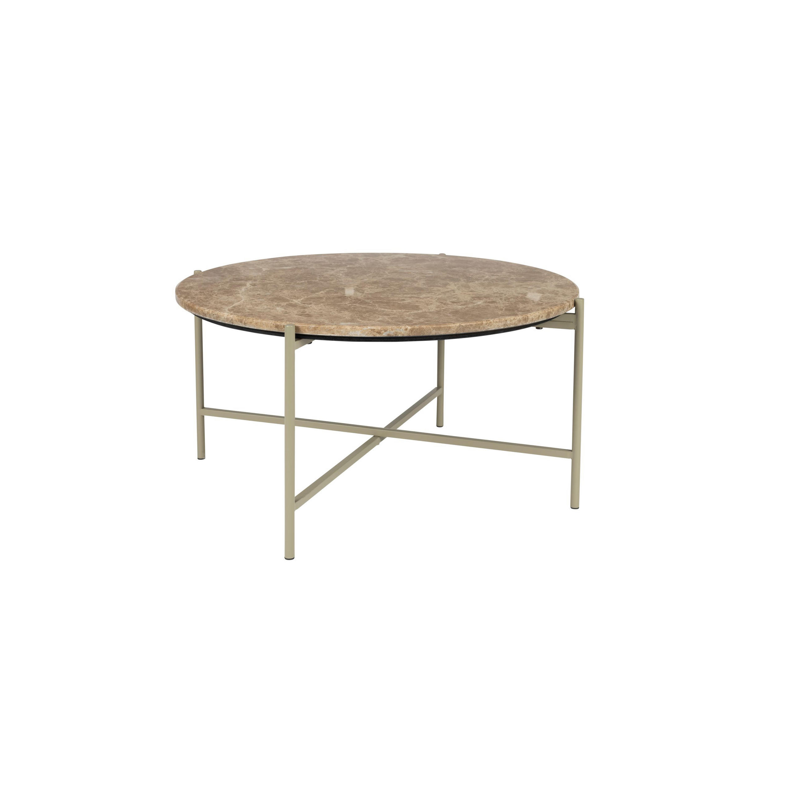 BEISTELLTISCH Tooz 60 cm Beige - Beige, Metall (60/60/31cm) - Housecraft Living