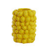 VASE Lemon Gelb 31/31/41 cm - Gelb, Kunststoff (41cm) - Light & Living