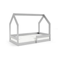 KINDERBETT FLORA 80x160 cm Hellgrau - Hellgrau, Holz (80/160cm) - MASSENO