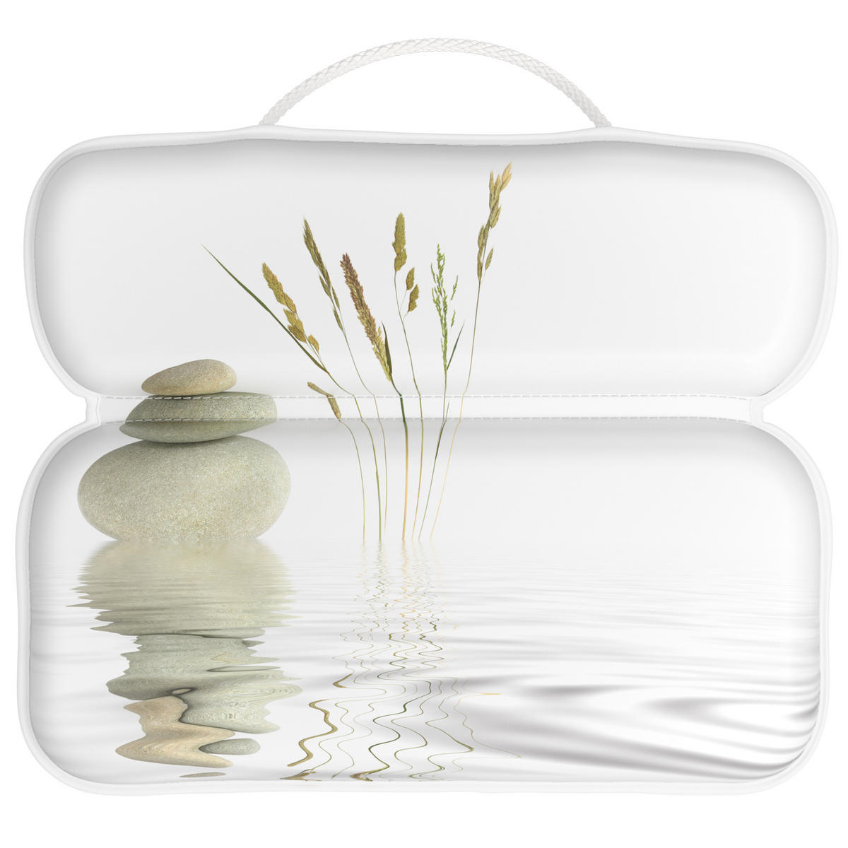 BADEWANNENKISSEN Balance - Weiß, Kunststoff (39/5.5cm) - Sanilo