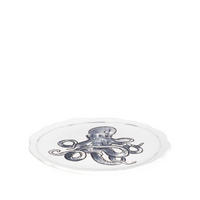 TELLER Oktopus in Schwarz - 15cm - Multicolor, Keramik (12/12/1.5cm) - Blond Amsterdam