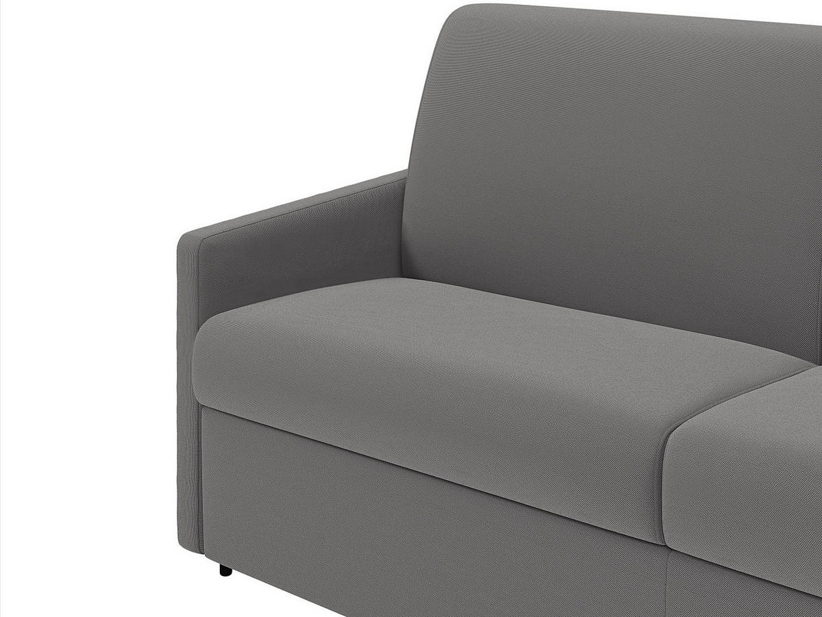 SCHLAFSOFA - 3 Personen - Stoff - Hellgrau - - Hellgrau, Textil (170/97/223cm) - Vente-Unique
