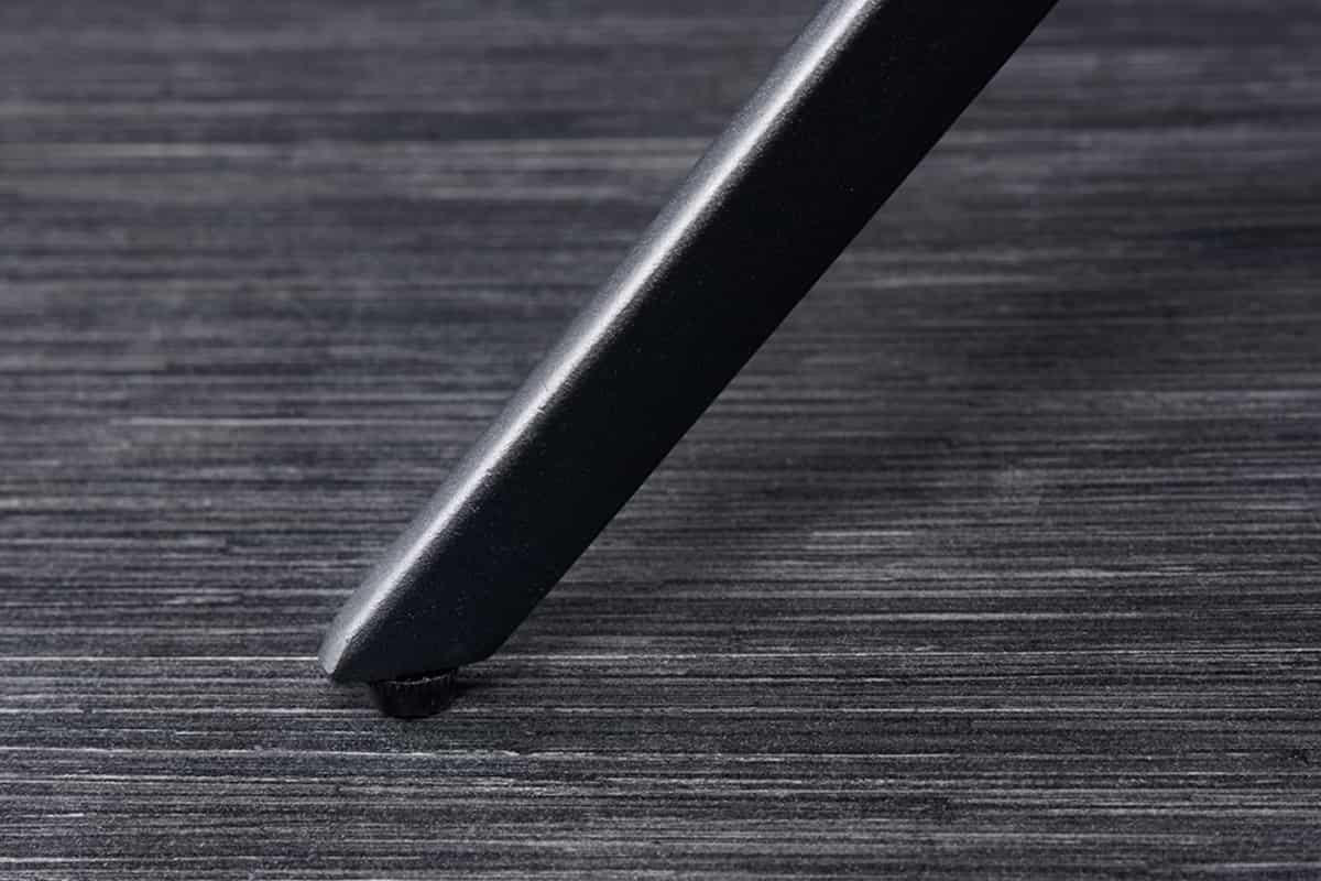 STUHL ALPINE Microfaser Grau 90 cm - Schwarz/Grau, Textil/Metall (58/89/65cm) - riess-ambiente