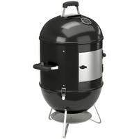 RAUCHER DE-18277 3-in-1 mit 3 Grillrosten & Thermometer Schwarz - Schwarz, Metall (47.5/91/62.5cm) - ComfortXL