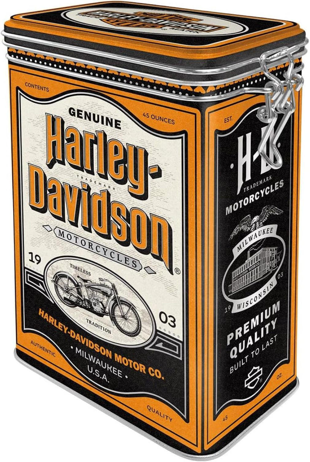 AROMADOSE Harley-Davidson Genuine Motorcycles Milwaukee - Multicolor, Metall (11/17.5/7.5cm) - Nostalgic-Art