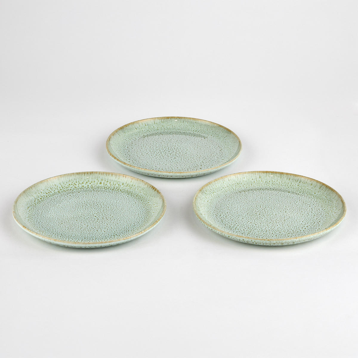 TELLER Tavira 22 cm - Grün, Keramik (22/22/2.5cm) - Butlers