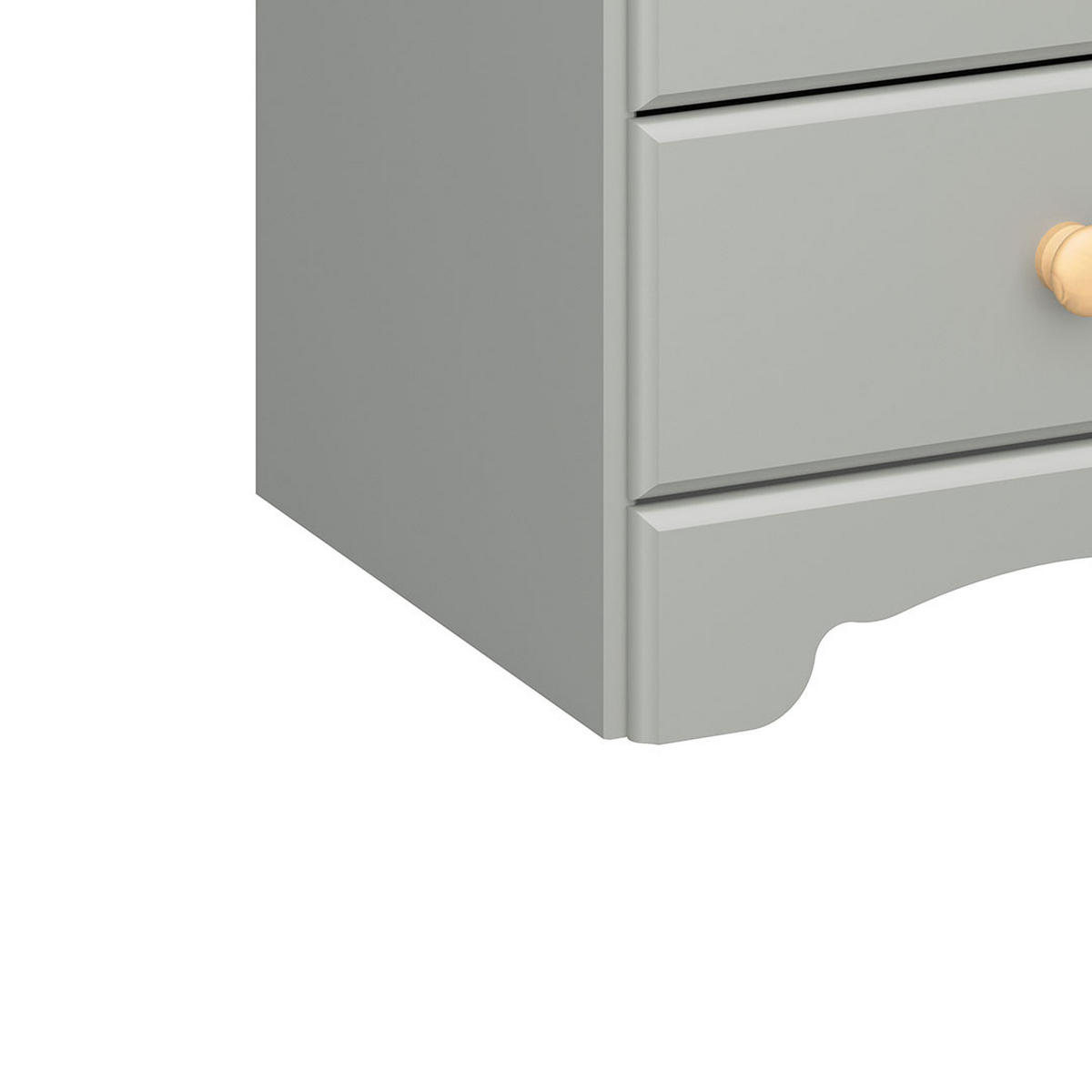 NACHTTISCH 2er-Set Nilon Grau 44/40/56 cm - Grau, Holz (44/56/40cm) - ebuy24