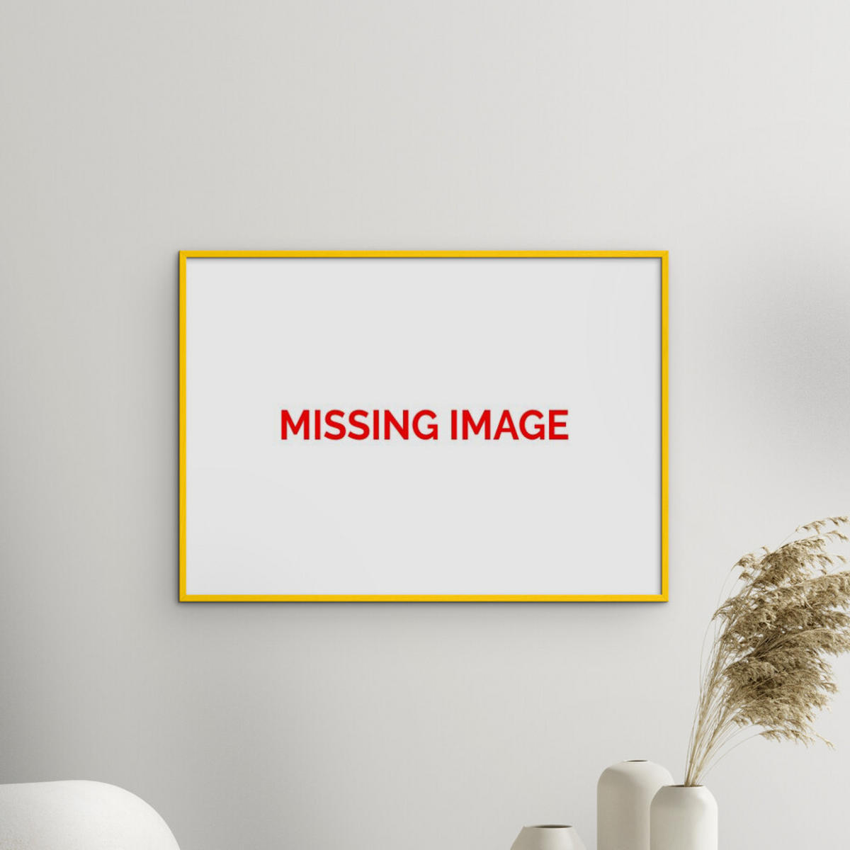 RAHMEN Gelbes Holz Acryl - Gelb, Holz/Papier (15/21/2cm) - Poster&Frame